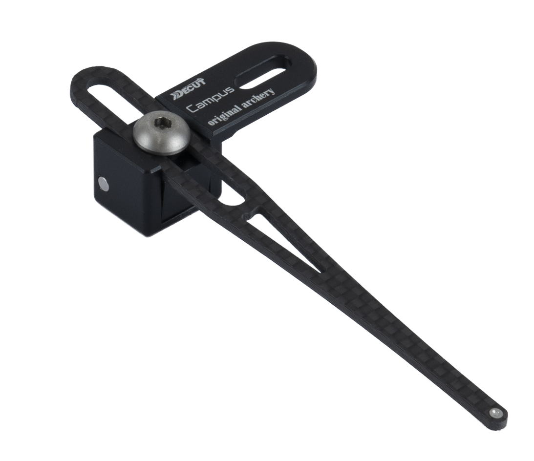 DECUT STANDARD CLICKERS CAMPUS CARBON WITH SCREW BLACK