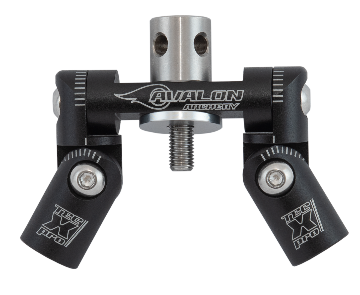 AVALON TEC X DUO - ADJUSTABLE V-BAR MOUNT 5/16 BLACK V-BAR
