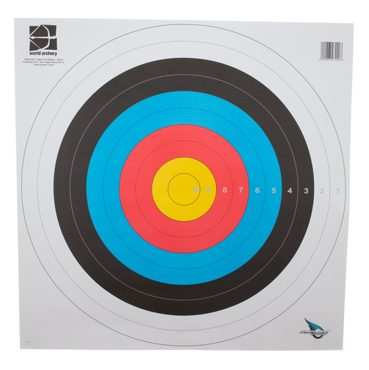 Avalon target face 122 cm 1-10