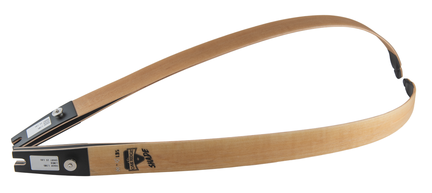 OAK RIDGE SHADE CLEAR WOOD ILF RECURVE LIMBS